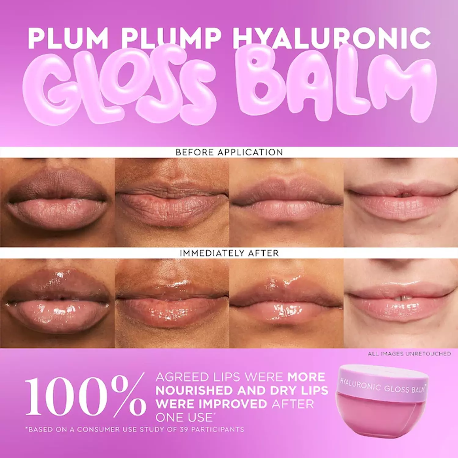 Glow Recipe Plum Plump Hyaluronic Acid Lip Gloss Balm 2