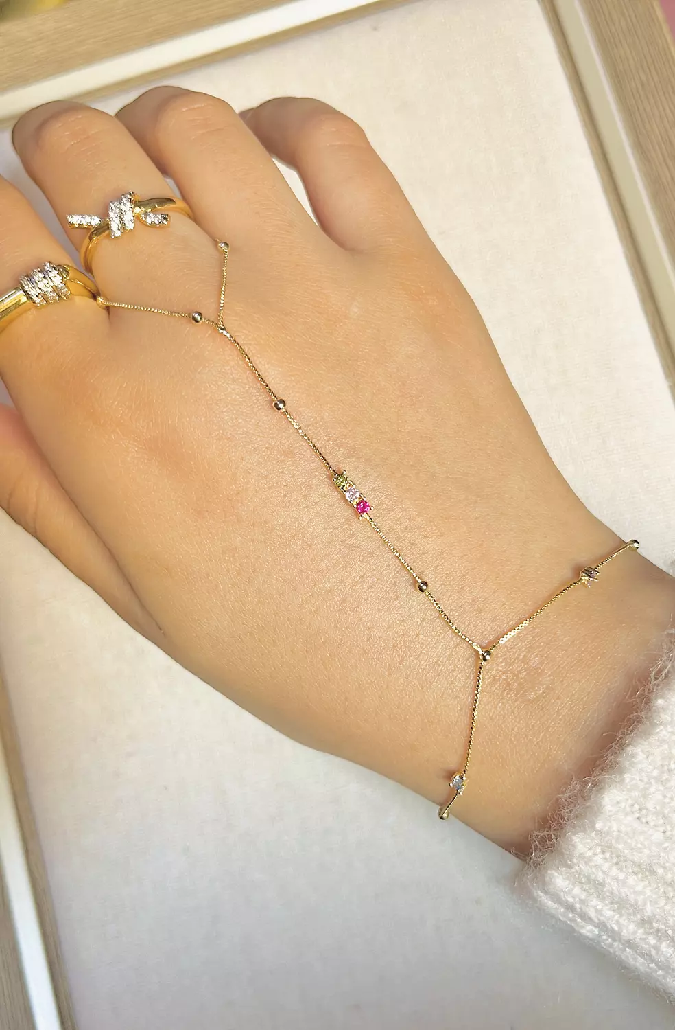 Stones Hand chain  image