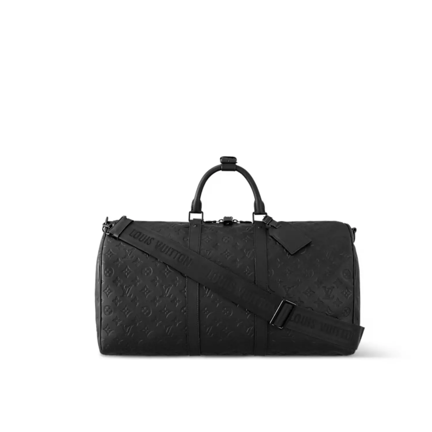 LOUIS VUITTON BLACK KEEPALL BANDOULIÈRE DUFFLE 6