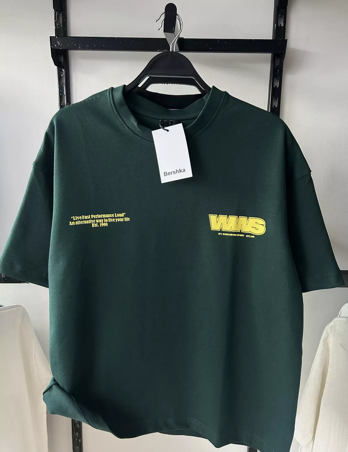 BERSHKA WWS SHORT SLEEVE PRINT T-SHIRT 7