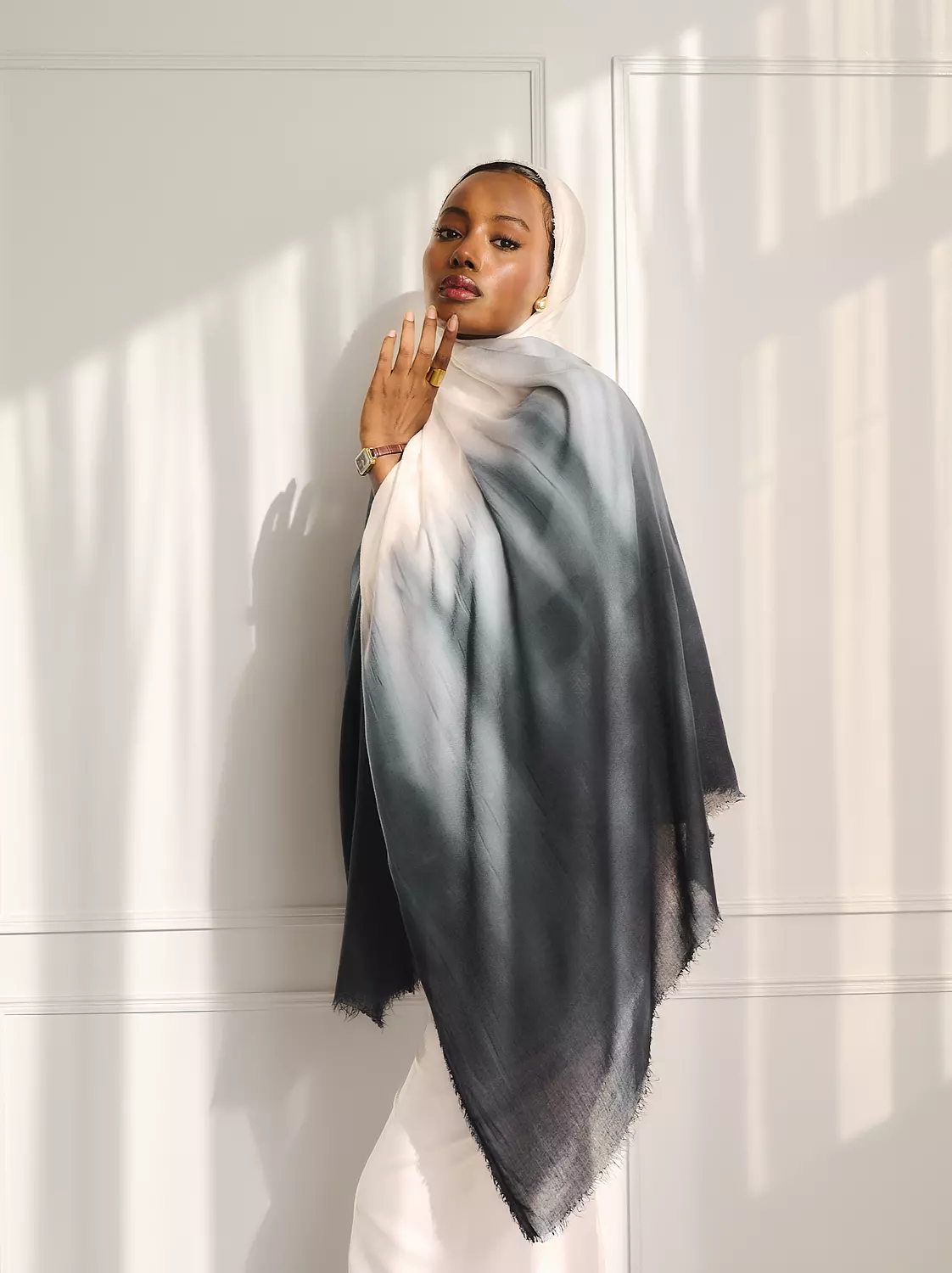 Ombre cotton - navy  hover image