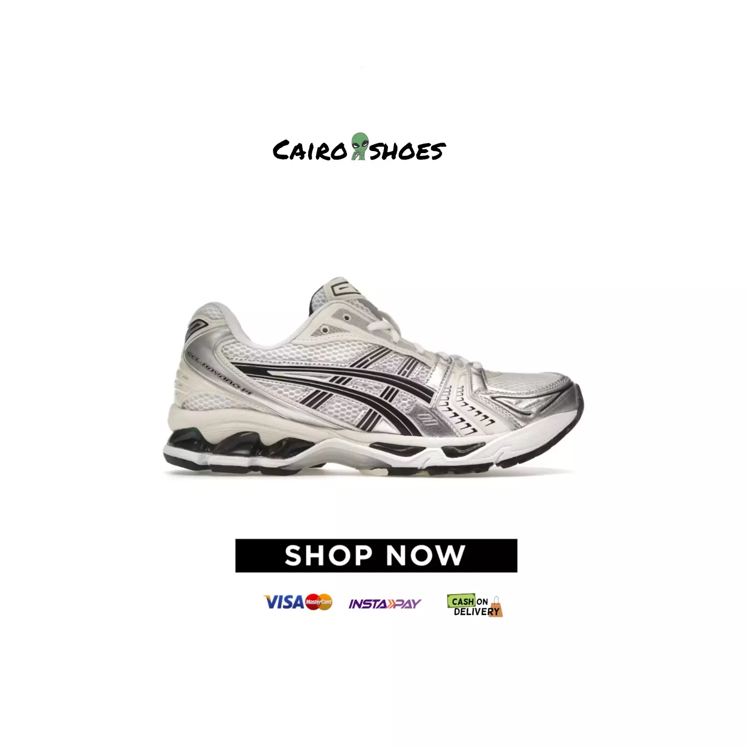 ASICS Gel- Kayano 14 - White Midnight  image