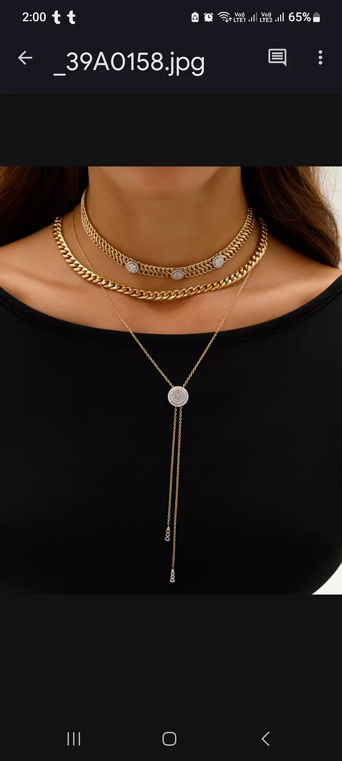 diamond choker 1261 1