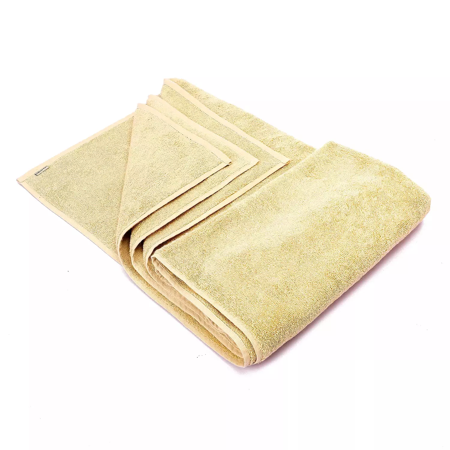 Towel  Plain 100% Cotton Size 70 x 140 cm - 2630 - Beige 2