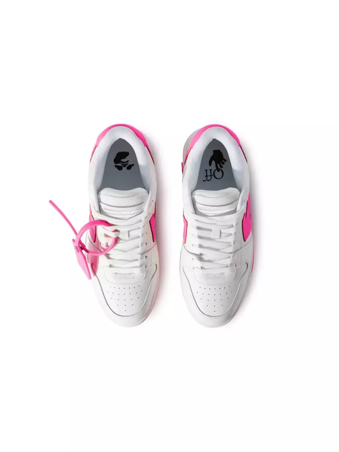 Off-White White & Pink Out Of Office Sneakers 5