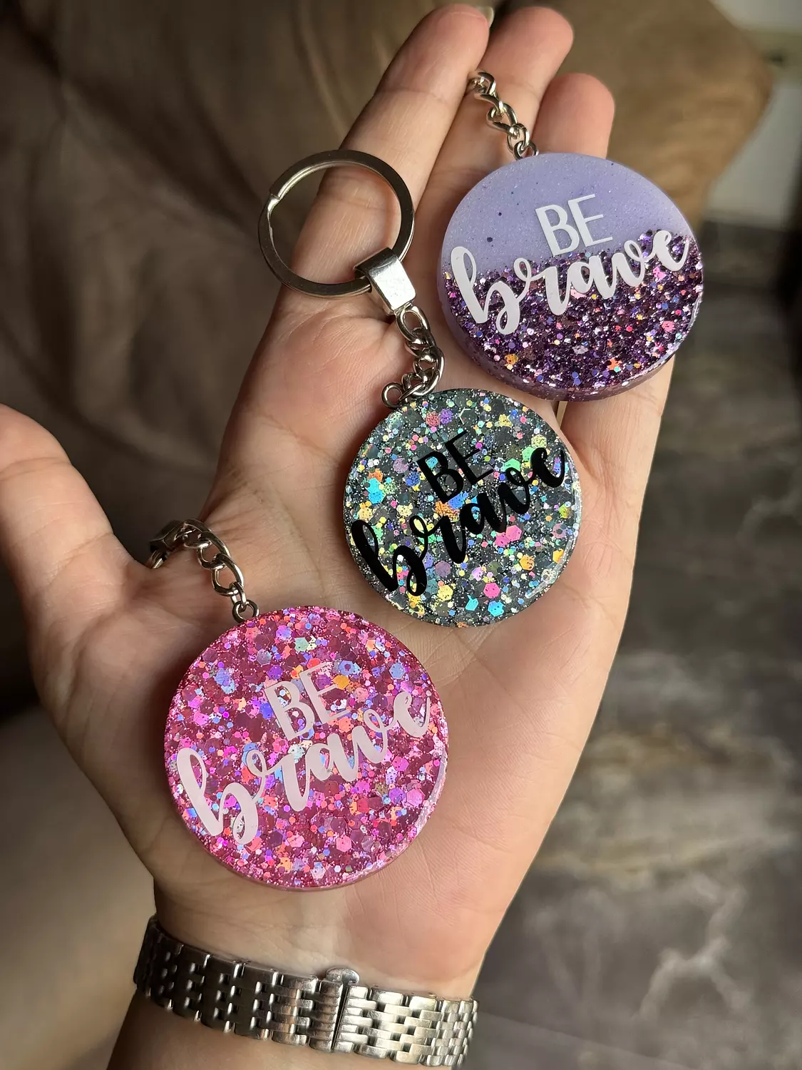 “ Be Brave “ Keychain ( By Order ) image