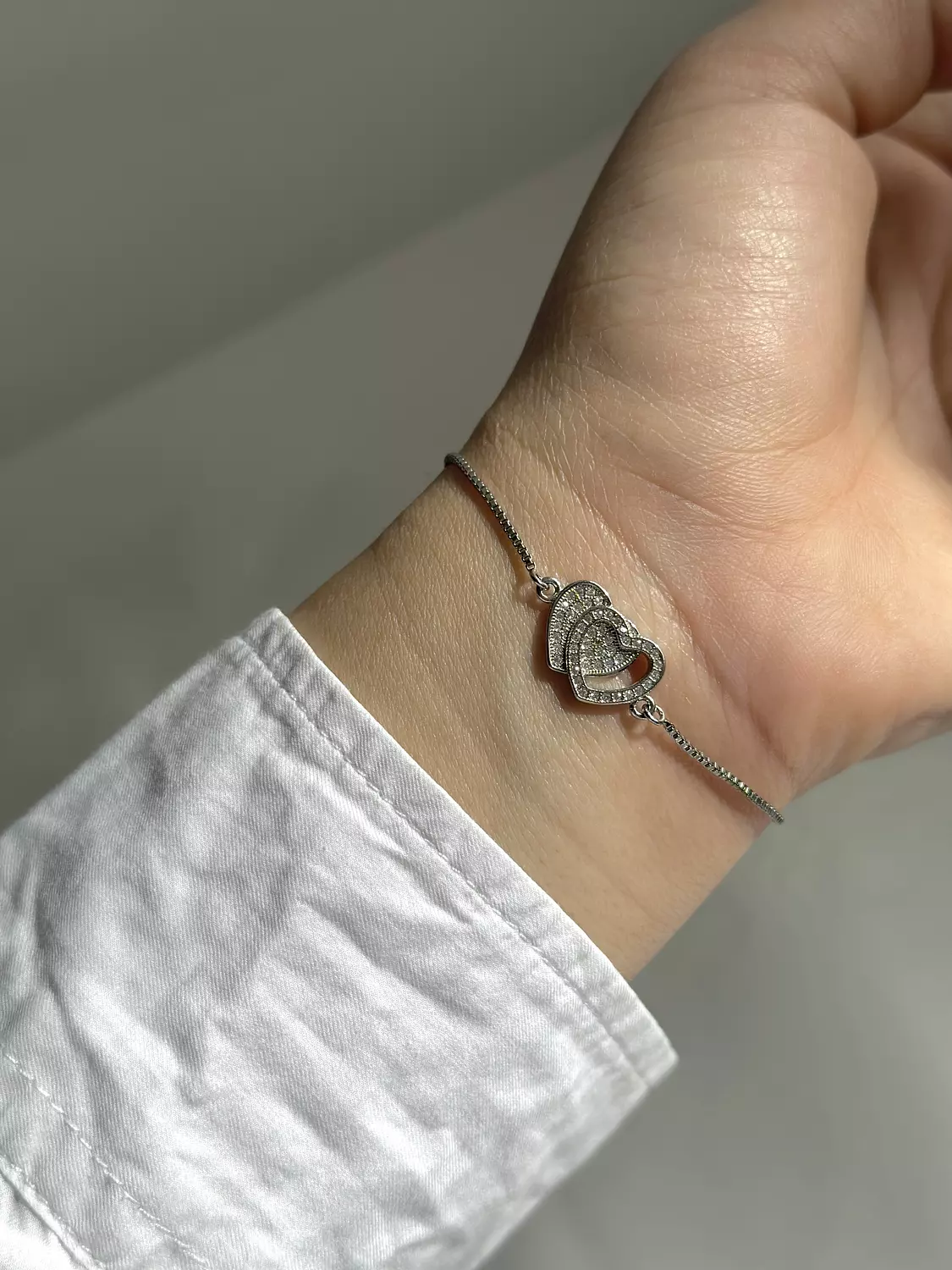 Silver Charms Adjustable Bracelets  1