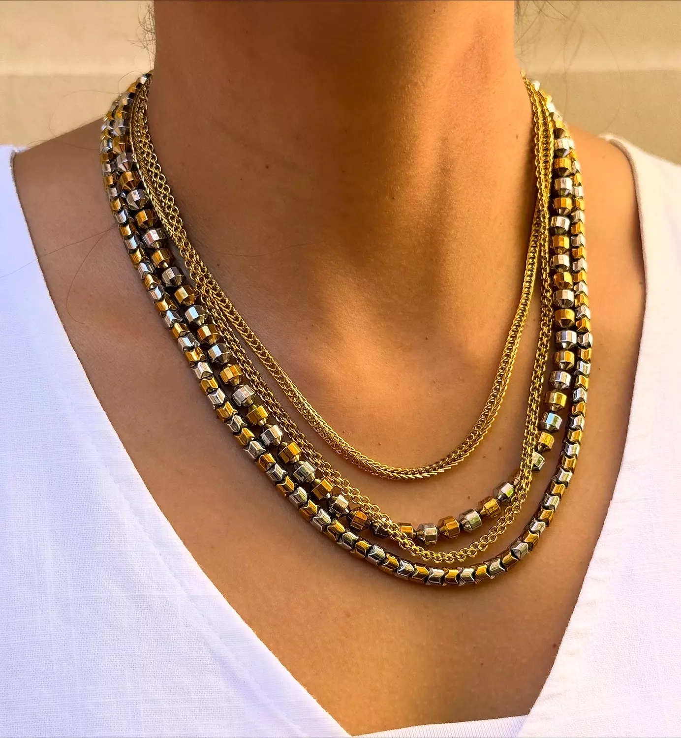 SilverXGold Hematites image