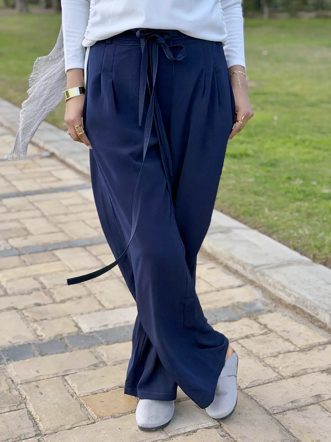 Wide Leg Modest Pants – Elegant Everyday Fit image