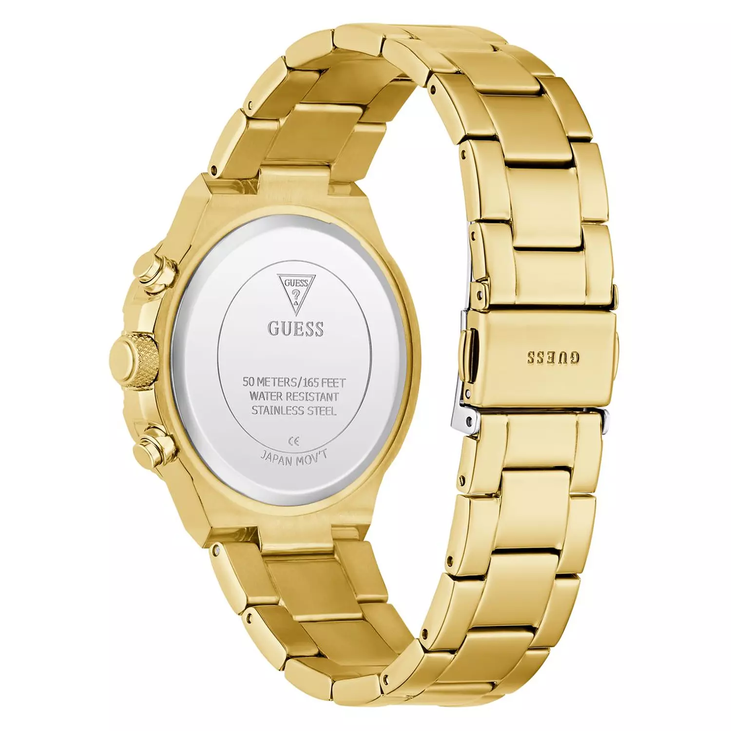 GUESS Ladies Gold Tone Multi-function Watch Gold Tone Stainless Steel Bracelet GW0950L2 2