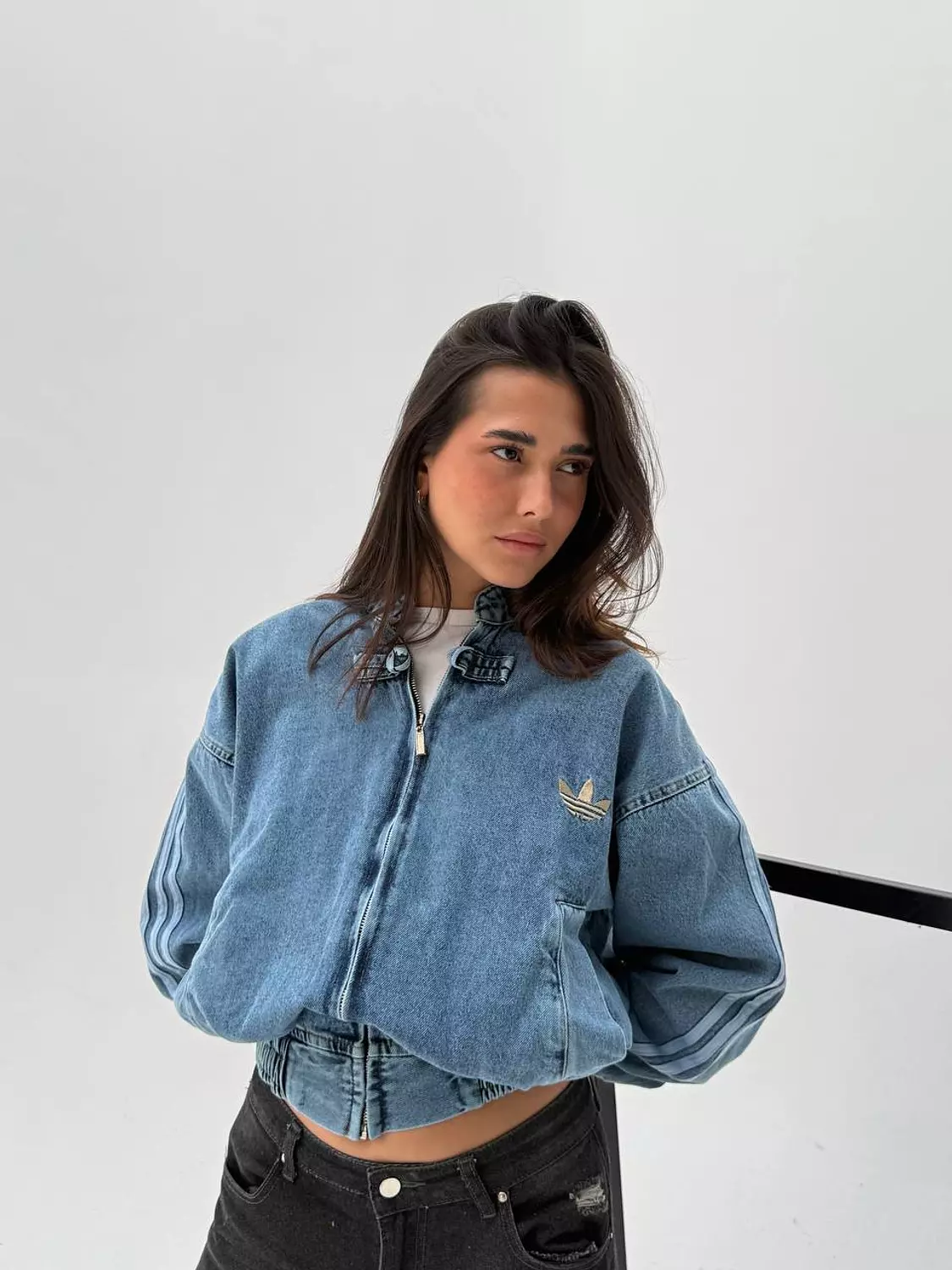 Three Lines Denim Jacket  7