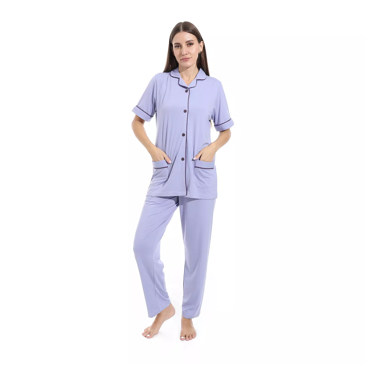 Women Classic PJ - 2534 - Light Purple  image