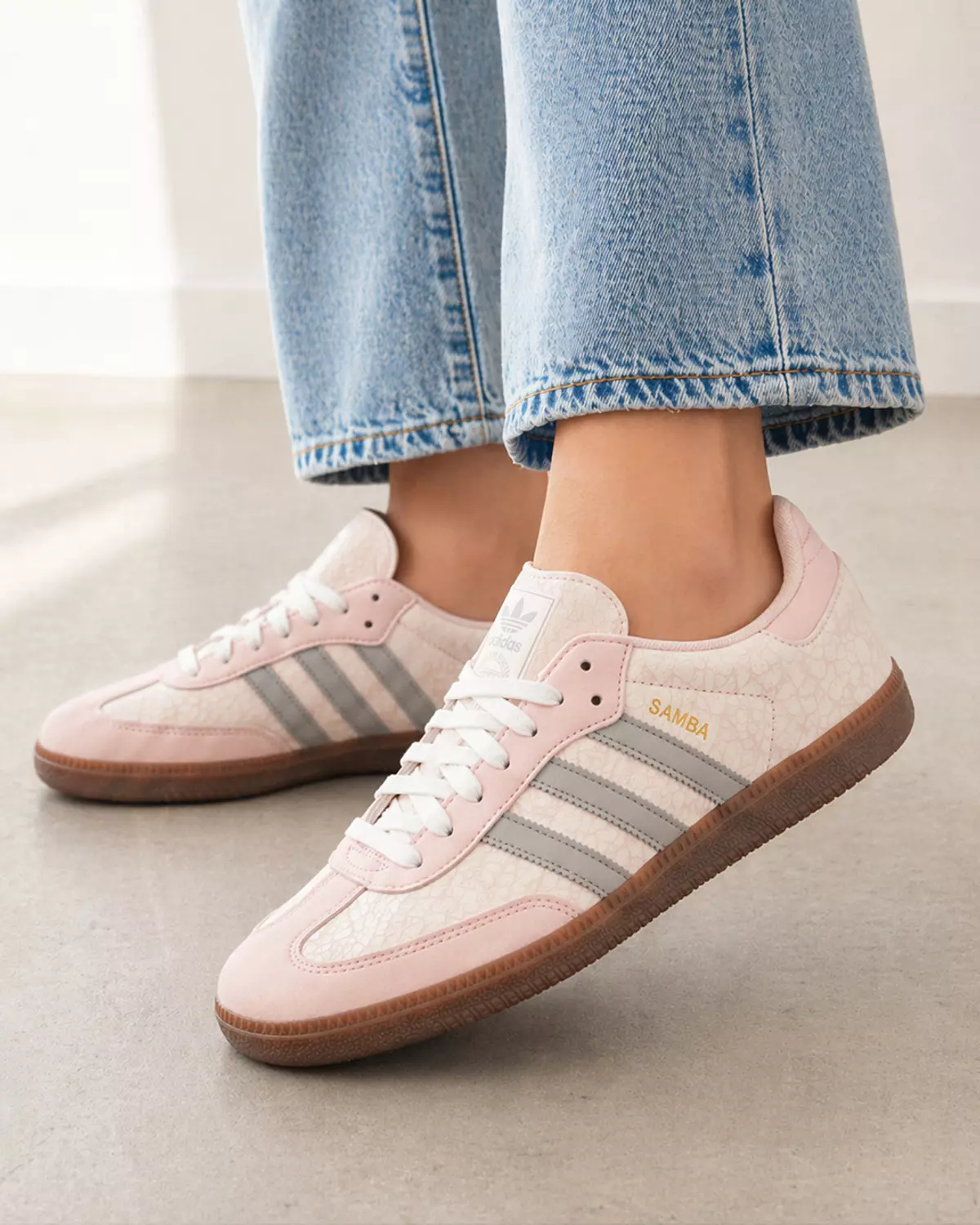 Women’s Samba Shoes – Pink Marble image