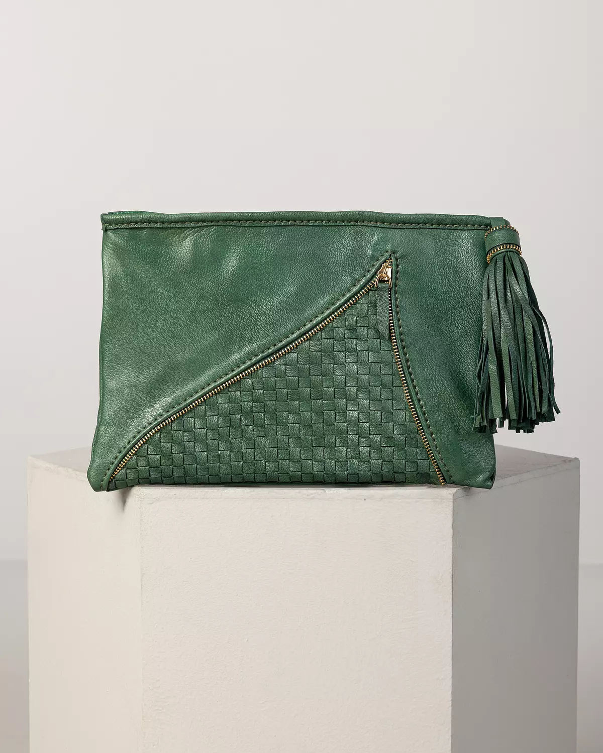 The Woven Zippered Clutch 3