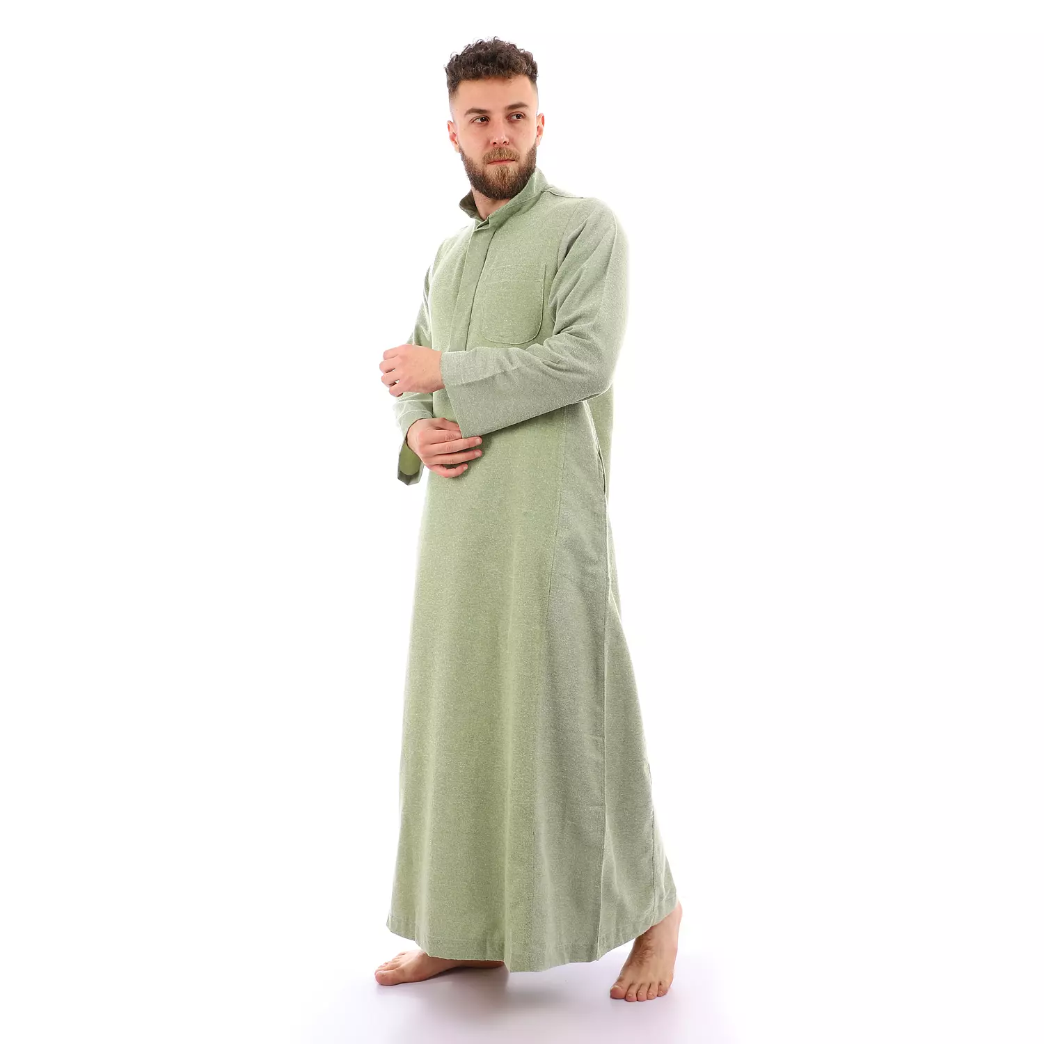 Shorto Men's Kastoor Galabeya - 2348 - Green 2