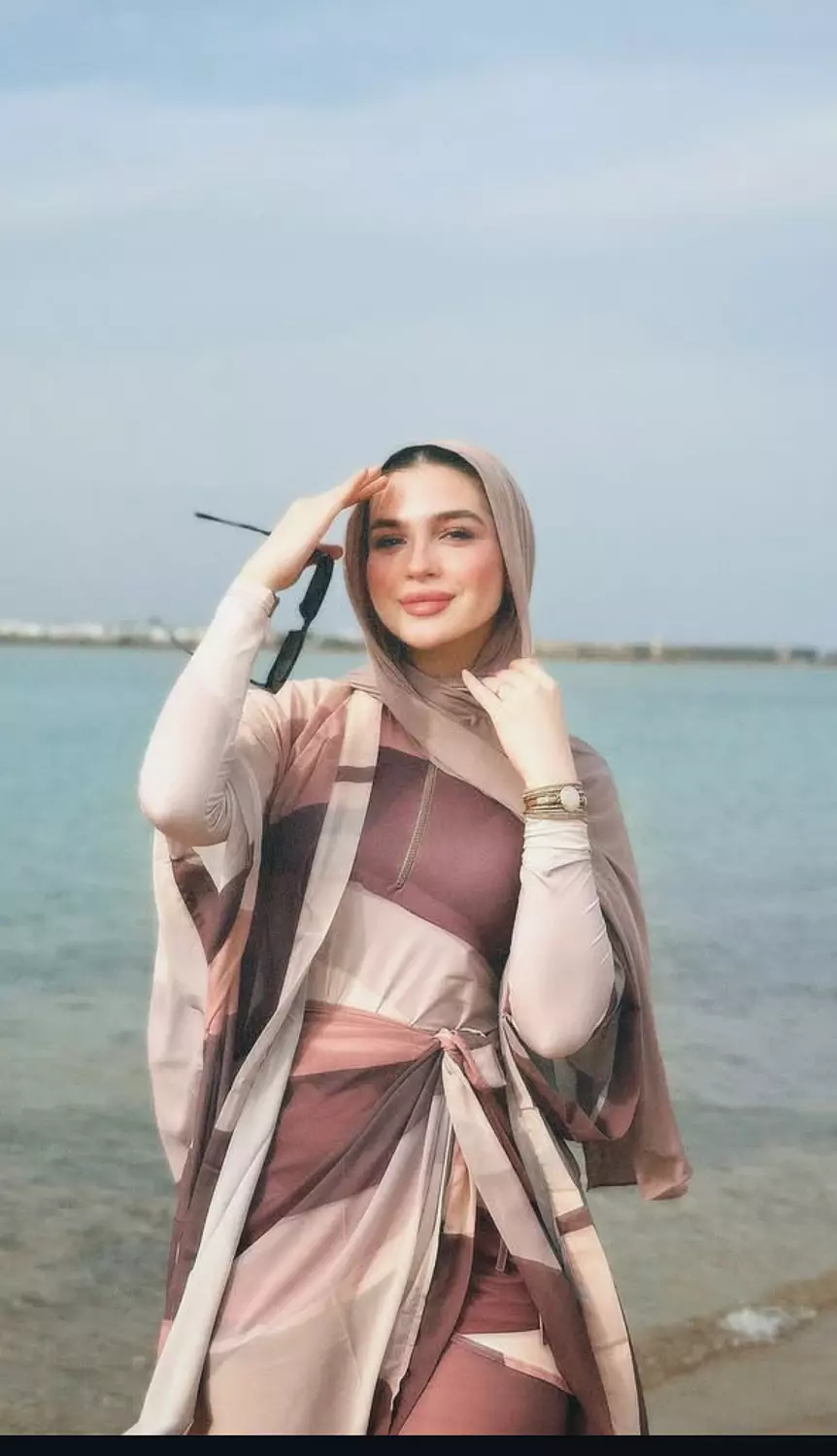 Shades of brown burkini  1