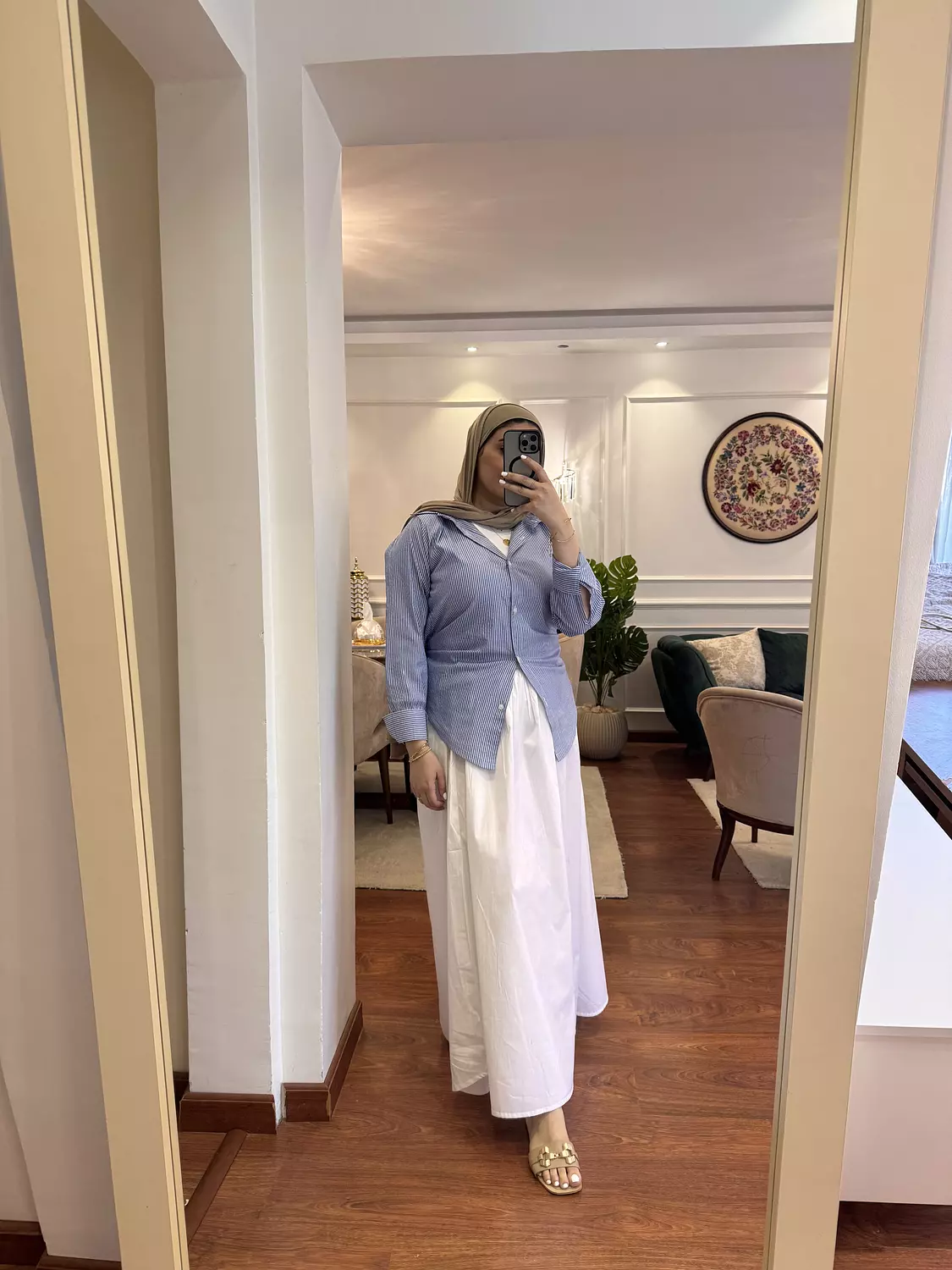 Blue Pinstripe Shirt image