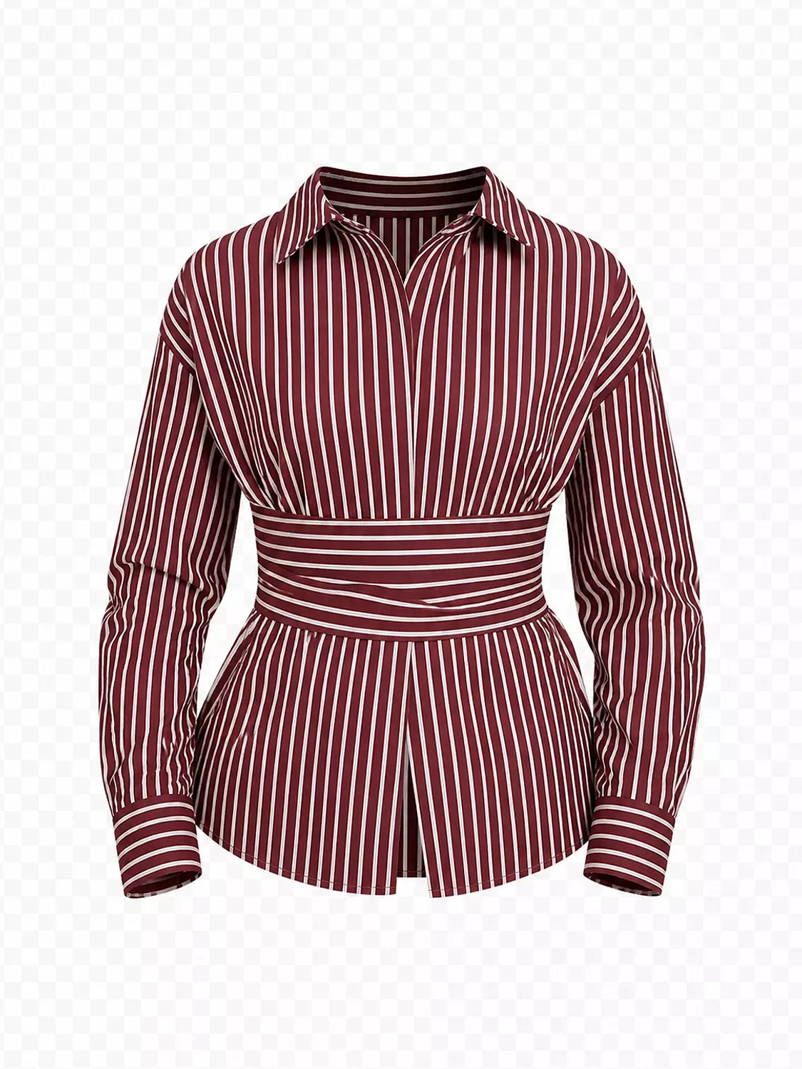 corset striped shirt 4