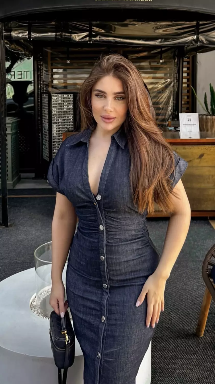Denim Midi Dress