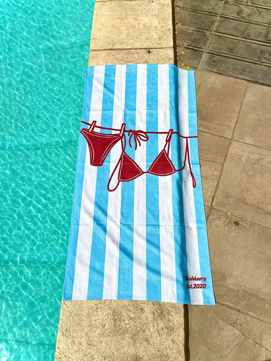 Red Bikini Beach Towel hover image