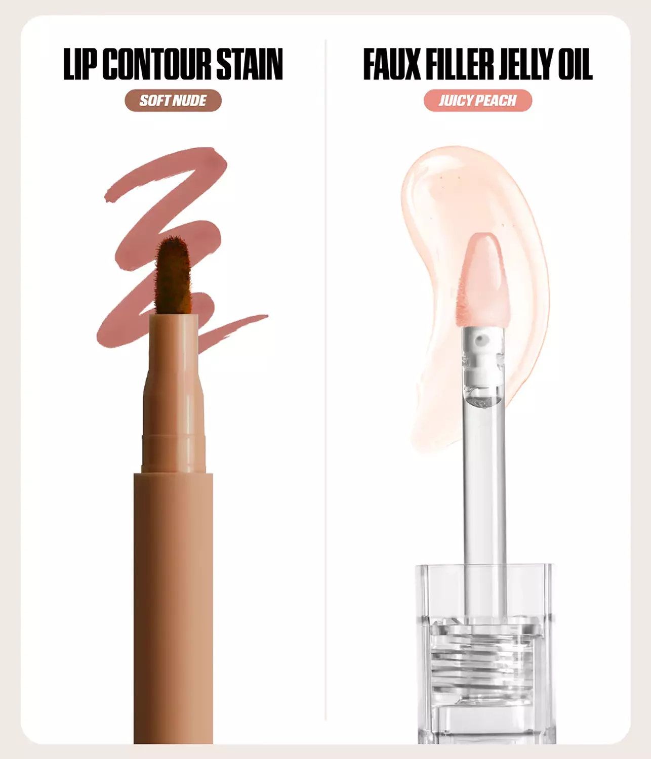 MAKEOUT SESH LIP DUO PEACHY NUDES 2