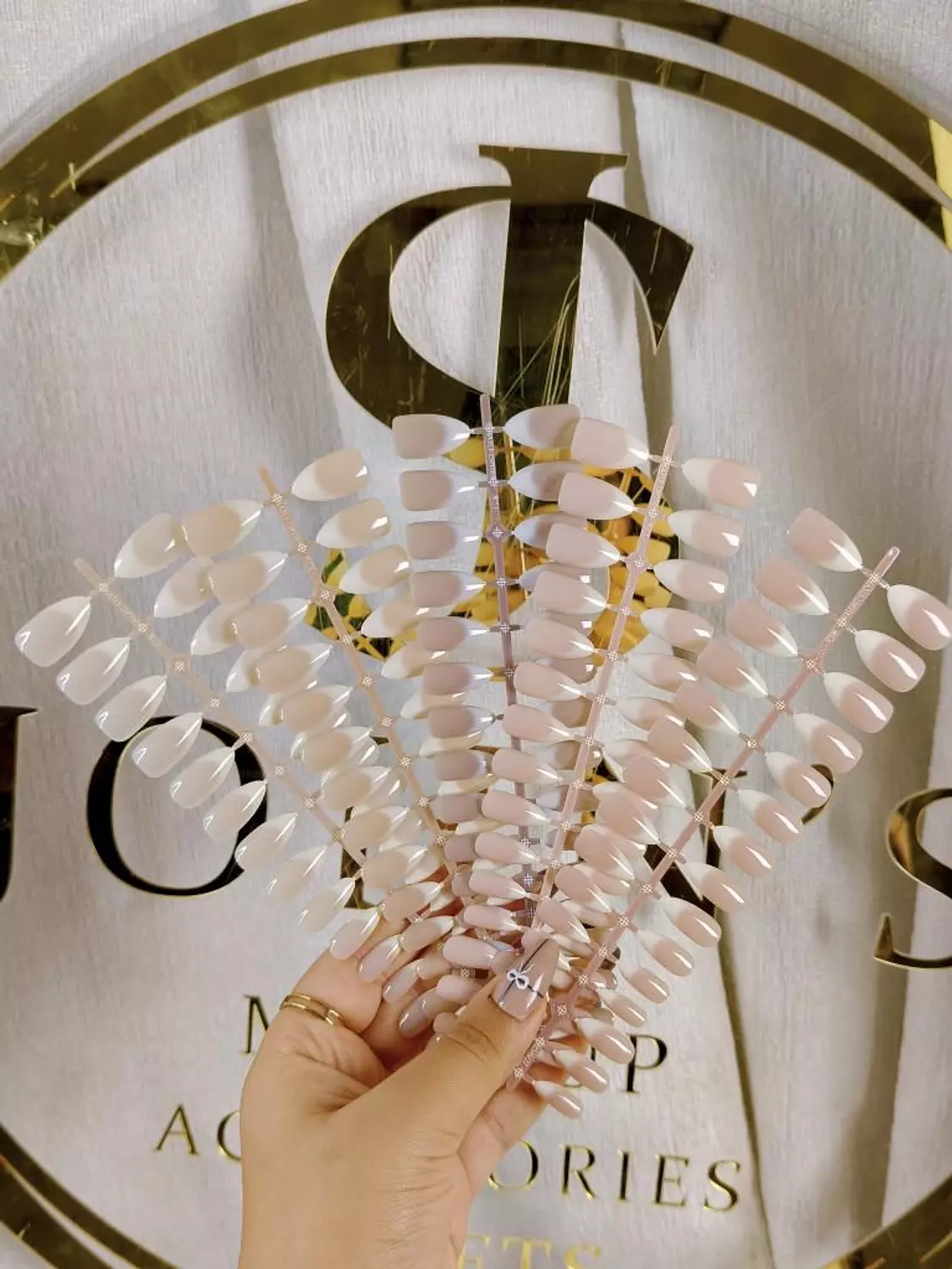 Shein colourful nails  image