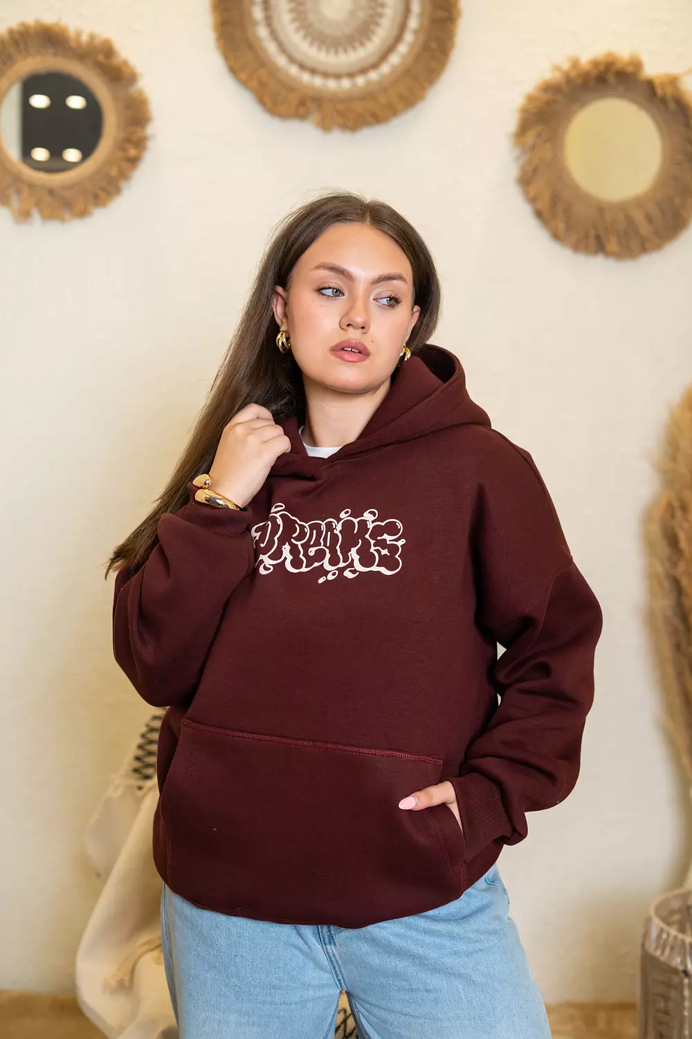 Burgundy Hoodie 4
