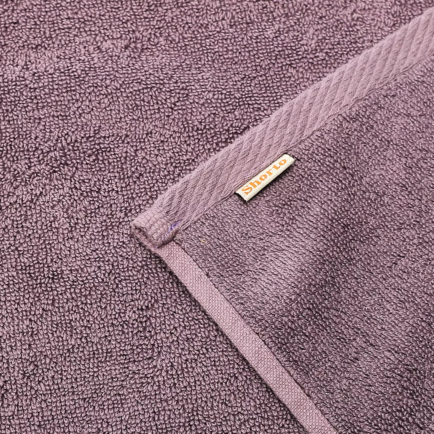 Shorto Towel Plain Made From 100% Cotton - 2627 - Purple 2