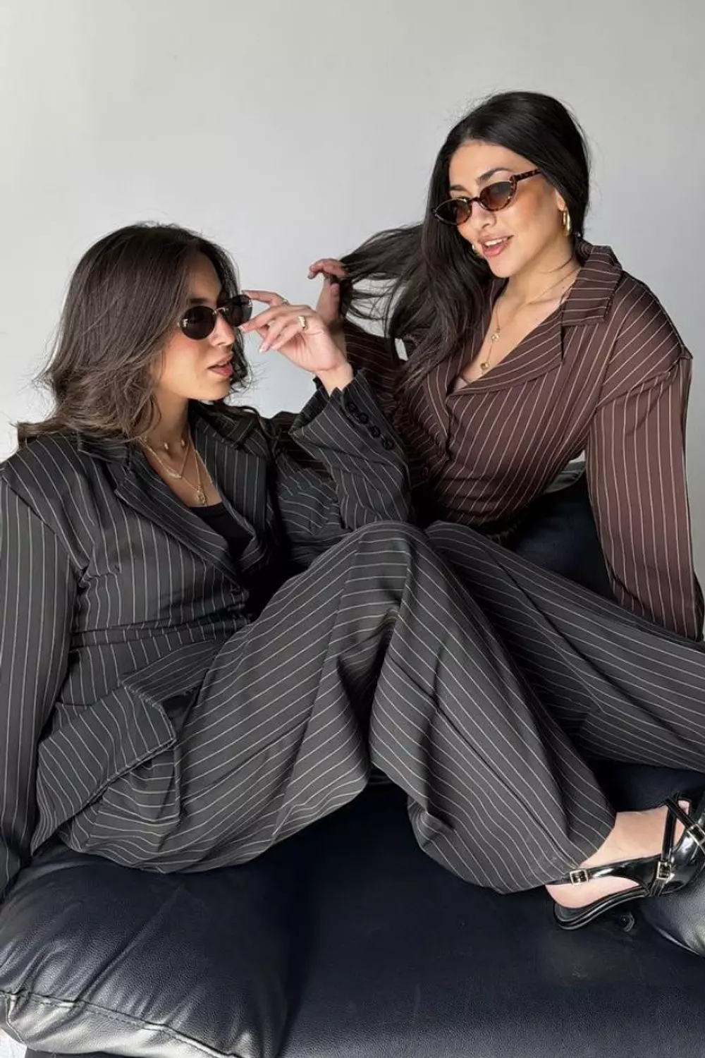 Pinstripe Trigal Power Suit Set 11