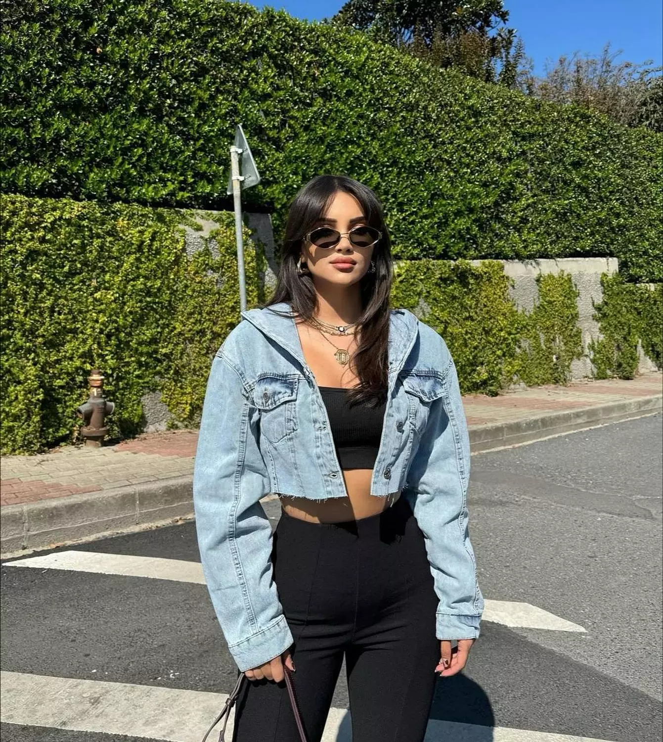 Hooded cropped jacket  7