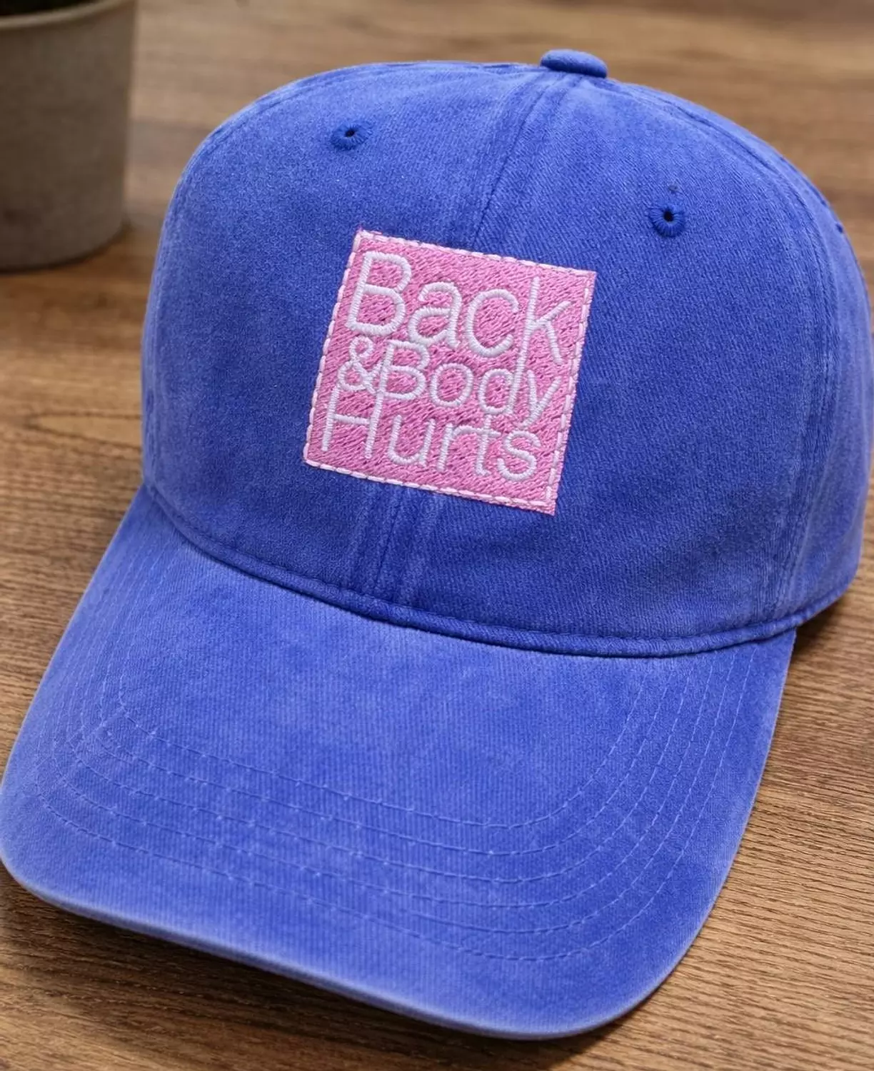 Back & Body Hurts Washed Cap image