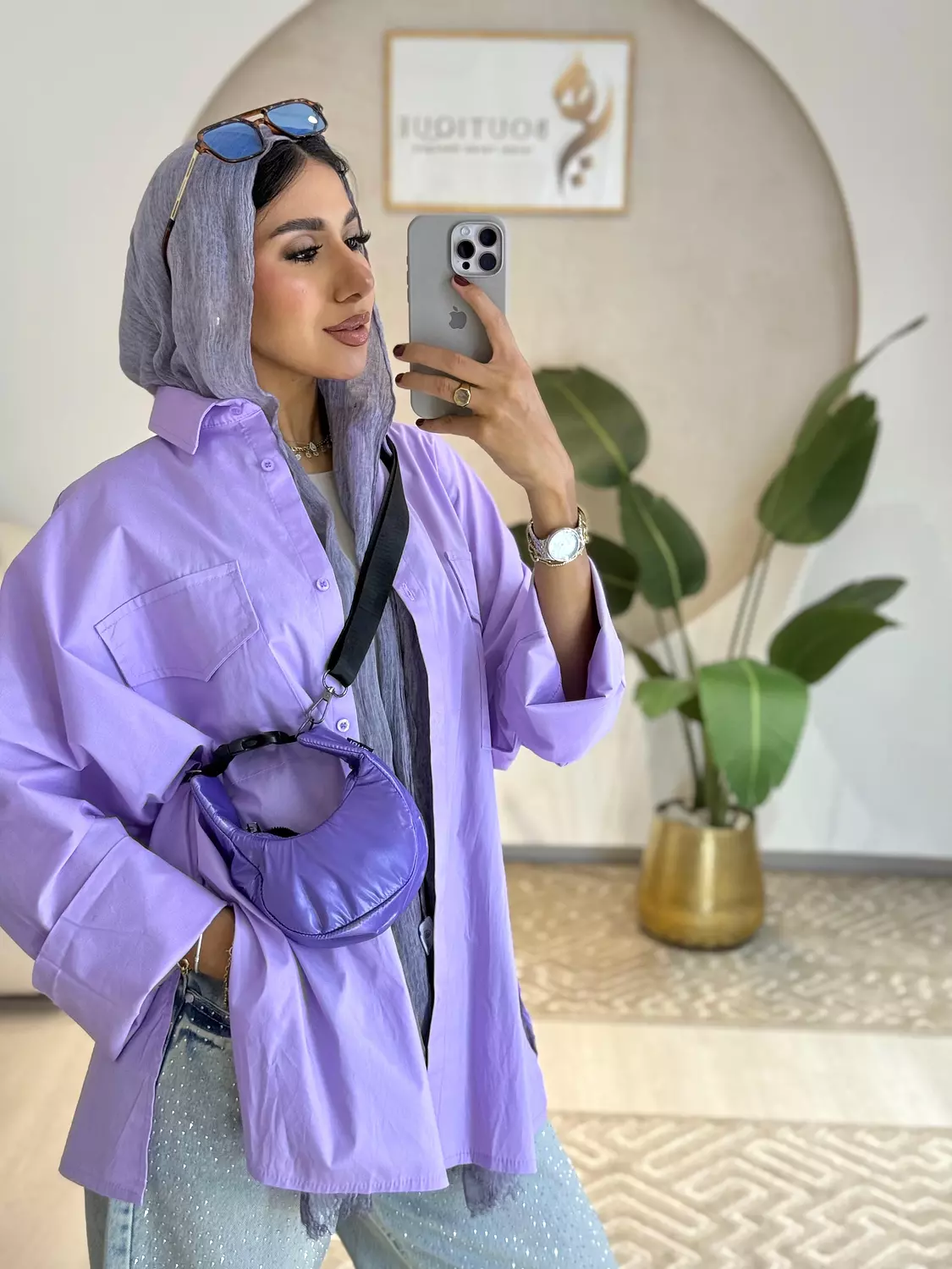 Chemise Poplin Lavender image