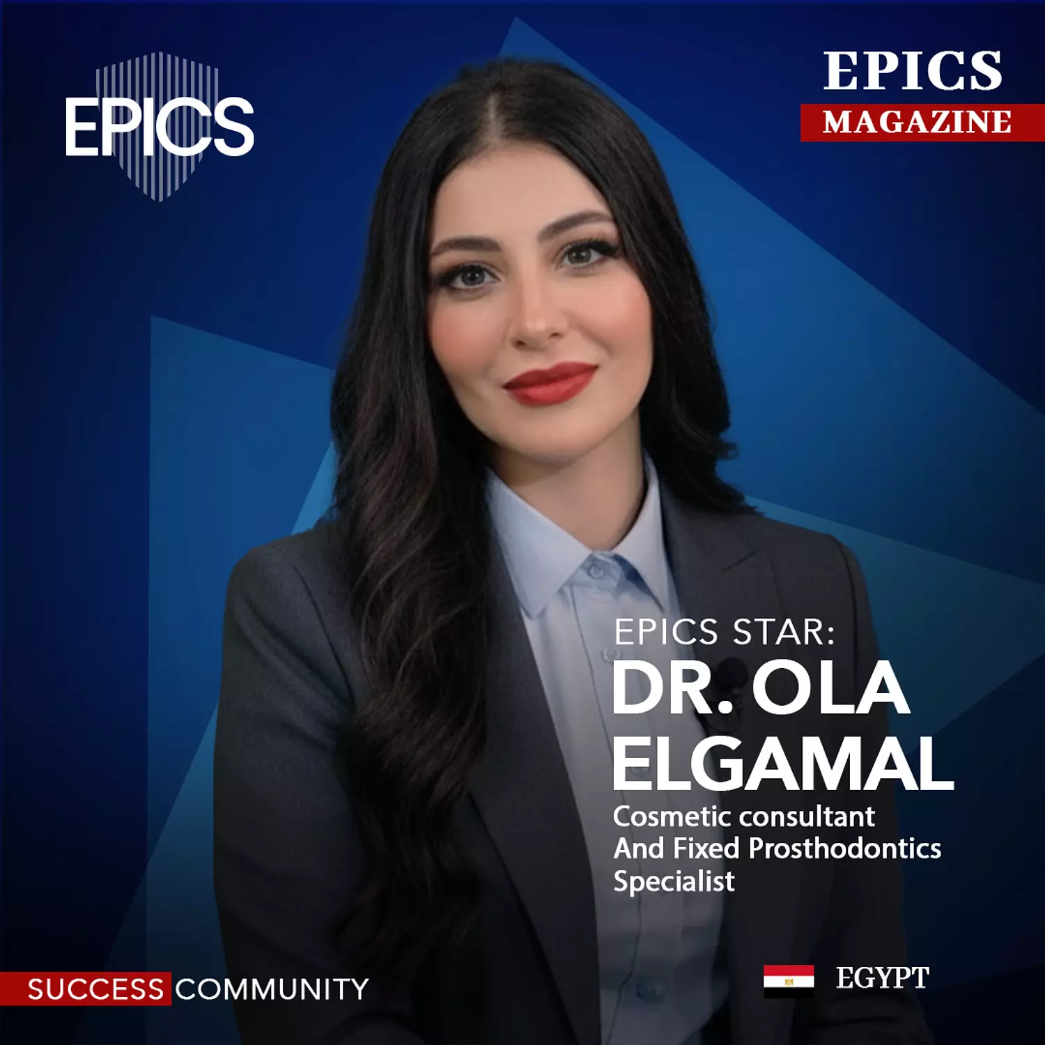 🎖️🌐 Dr. Ola ElGamal,(Story)_ Cosmetic consultant  And Fixed Prosthodontics Specialist.