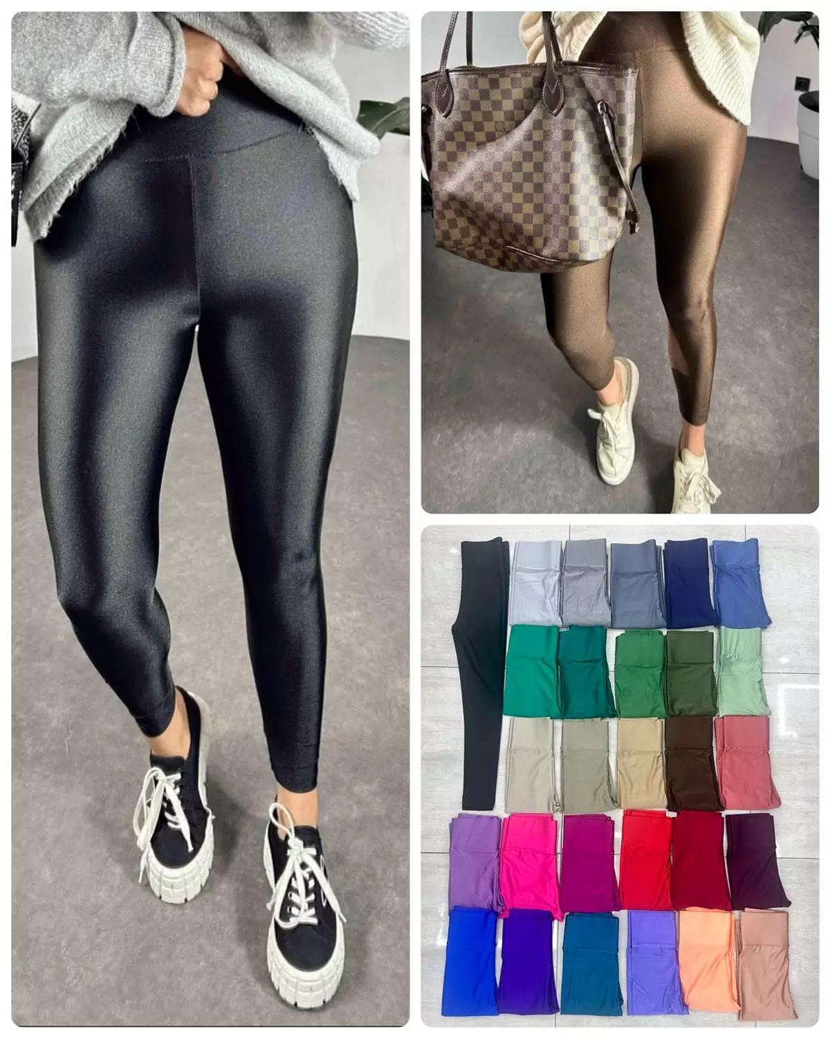 Plus Size Metallic leggings