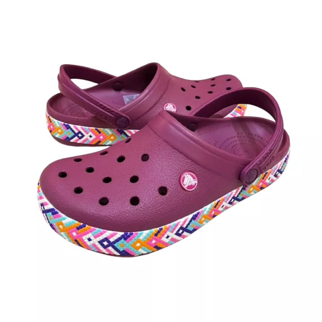 Crocband Arabesk Clog-Maroon
