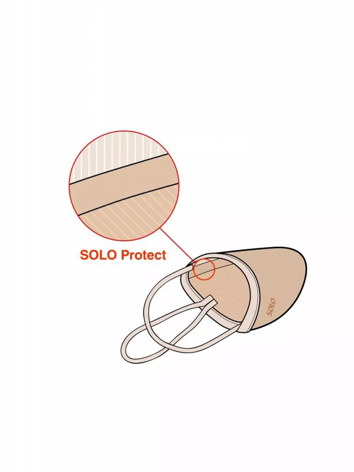 Solo - Half Shoes with Reinforced Glued Seam | OB11.52  1
