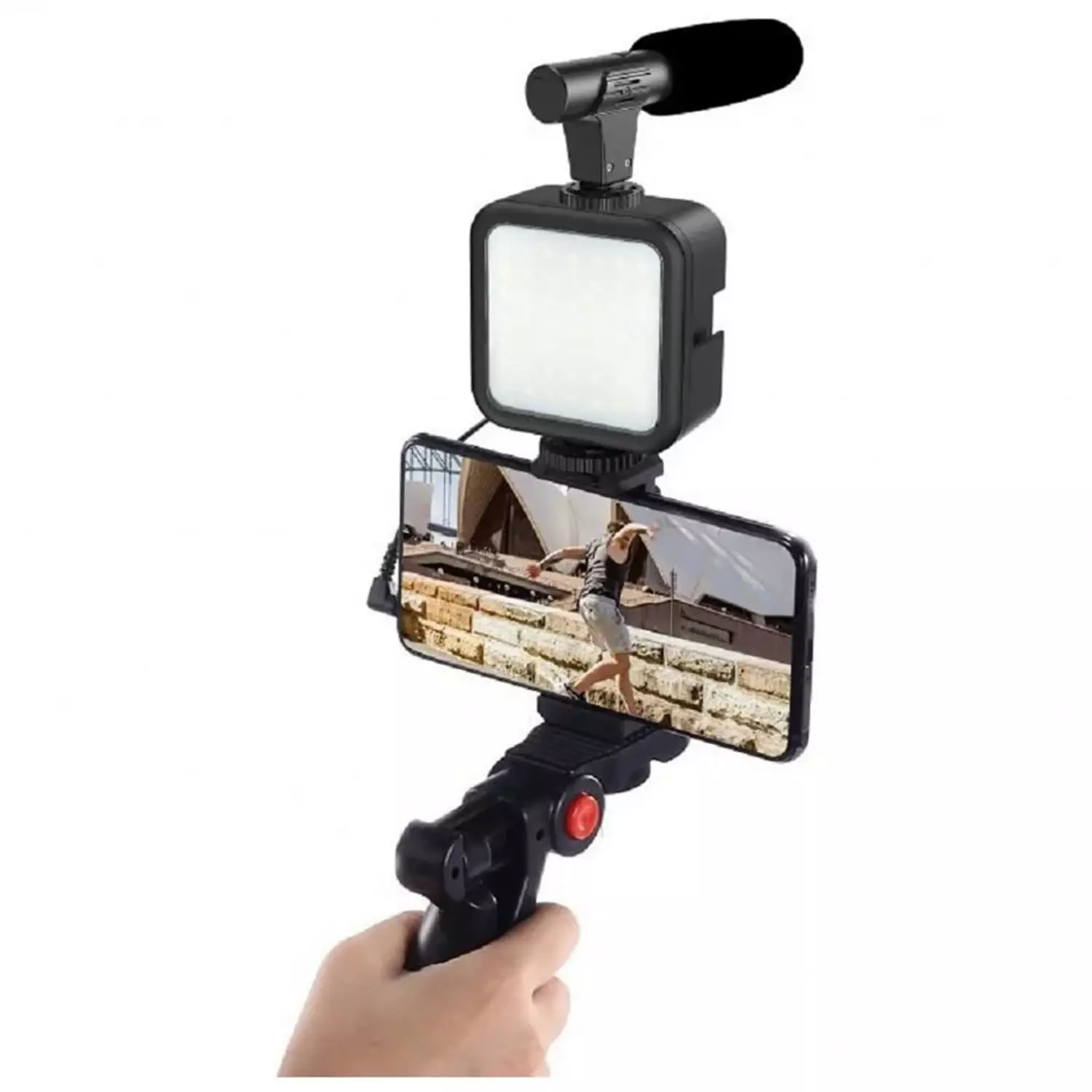 Complete AY-49 Set for Live Streaming, LED Light & Microphone 2