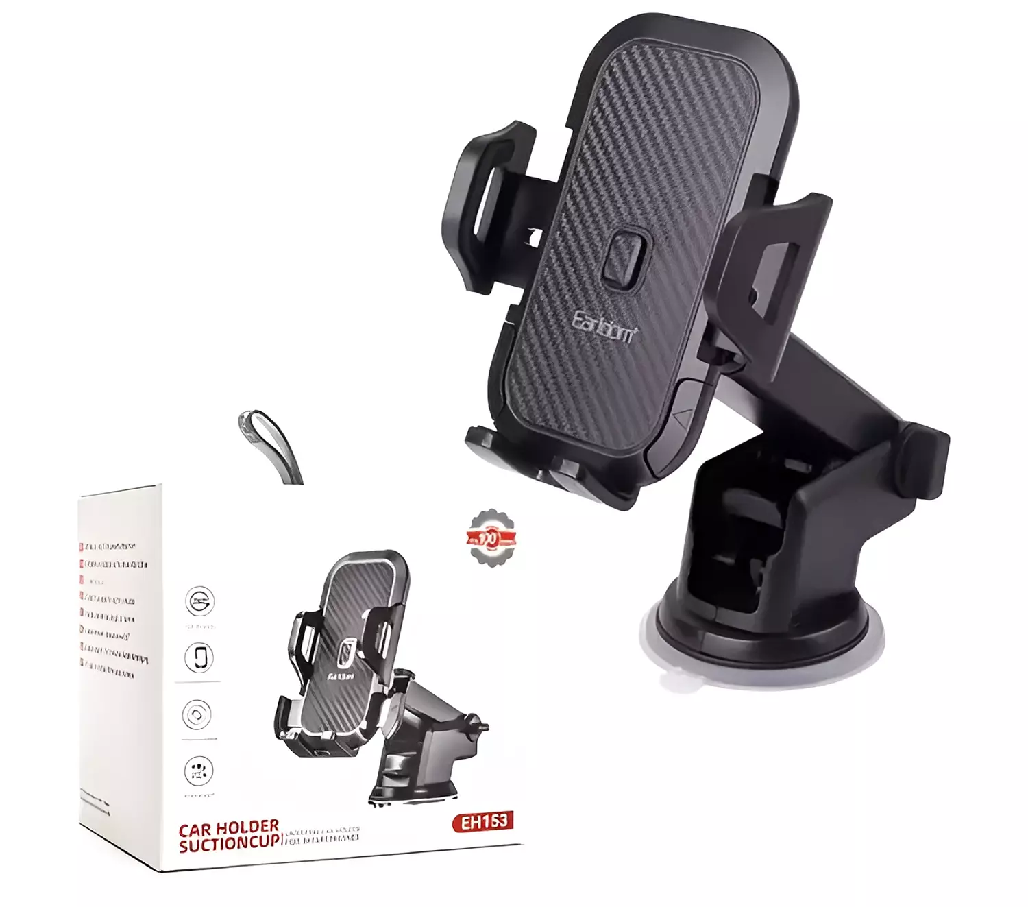 Gravity Car Phone Holder with 360-Degree Rotation - Earldom EH153 9
