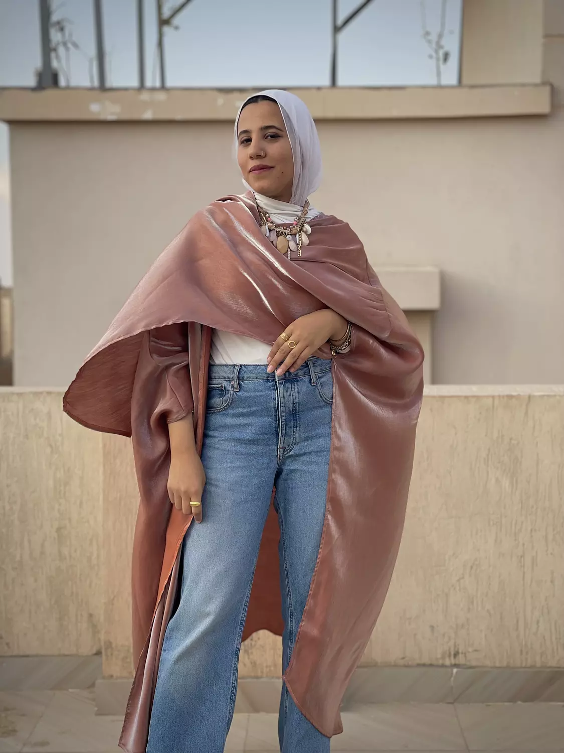 Showstopper Shawl Orange Kaftan image