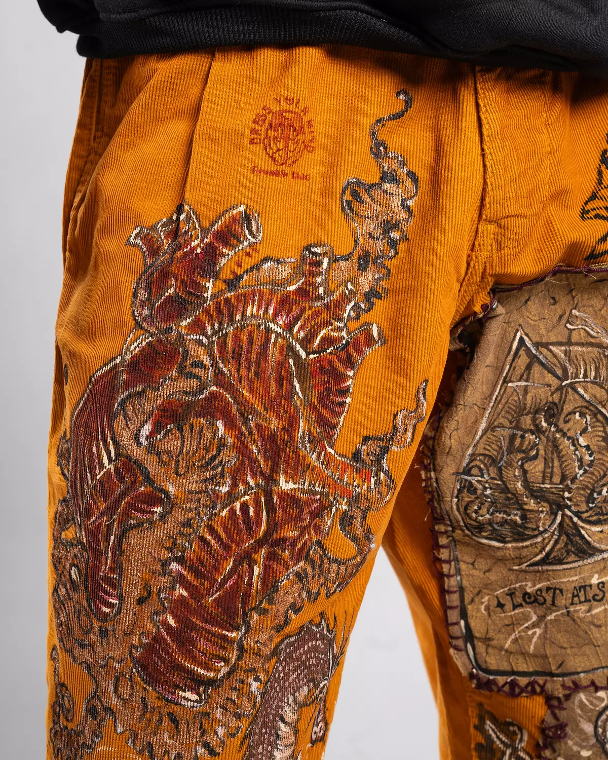 Lost at sea” hand-painted unisex pants “ 7