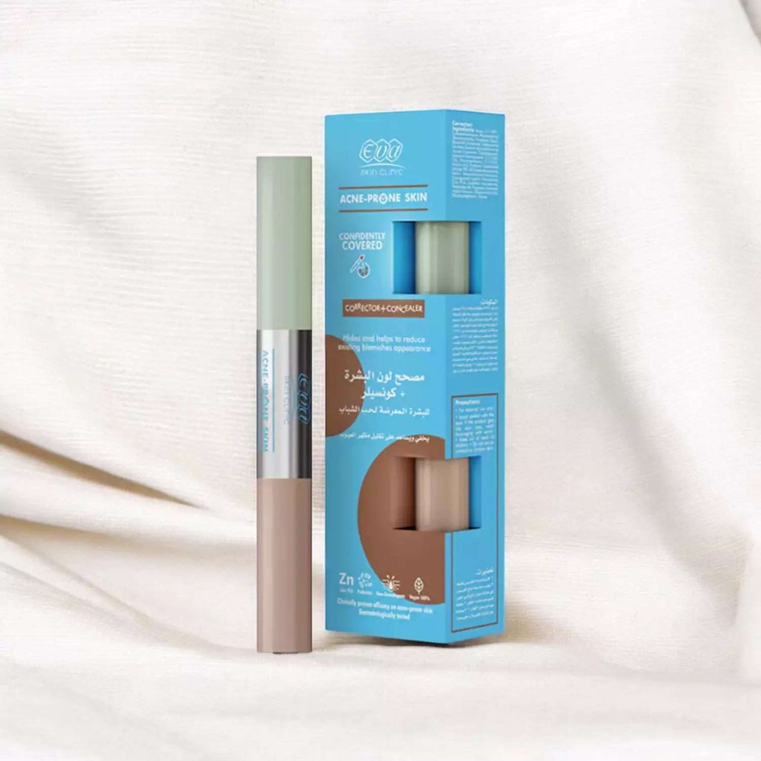 Eva Skin Clinic Acne-Prone Corrector + Concealer 2 × 6 ml image