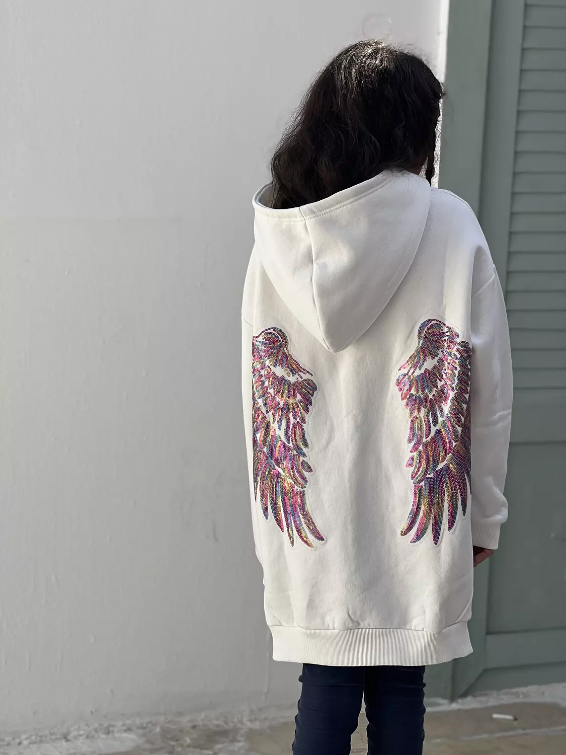 Wingy hoodie dress 5