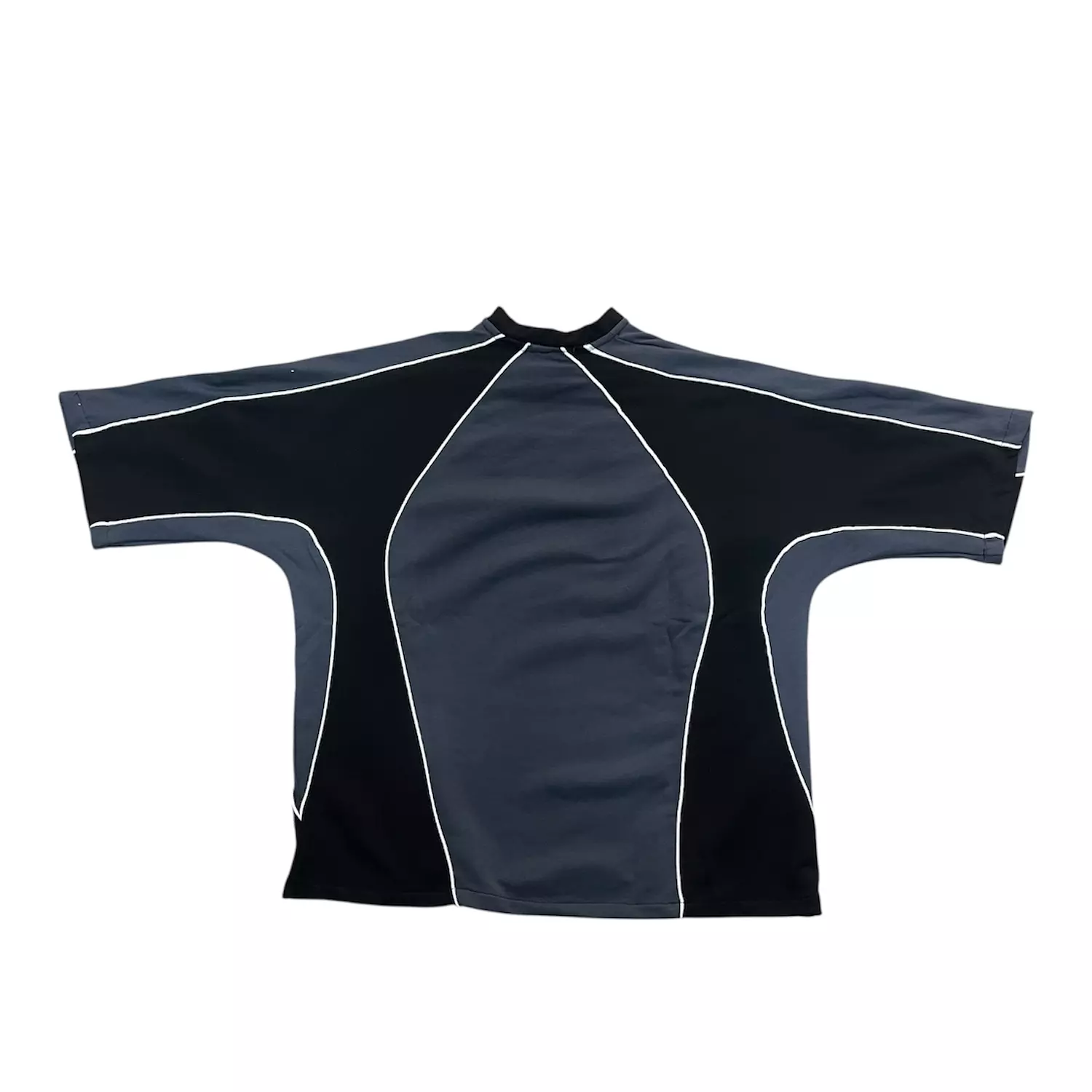  De-lys slices box fit Black & Grey with white stripe t shirt 8