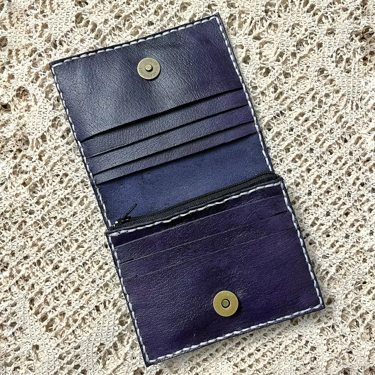Starry Night folded leather wallet  3