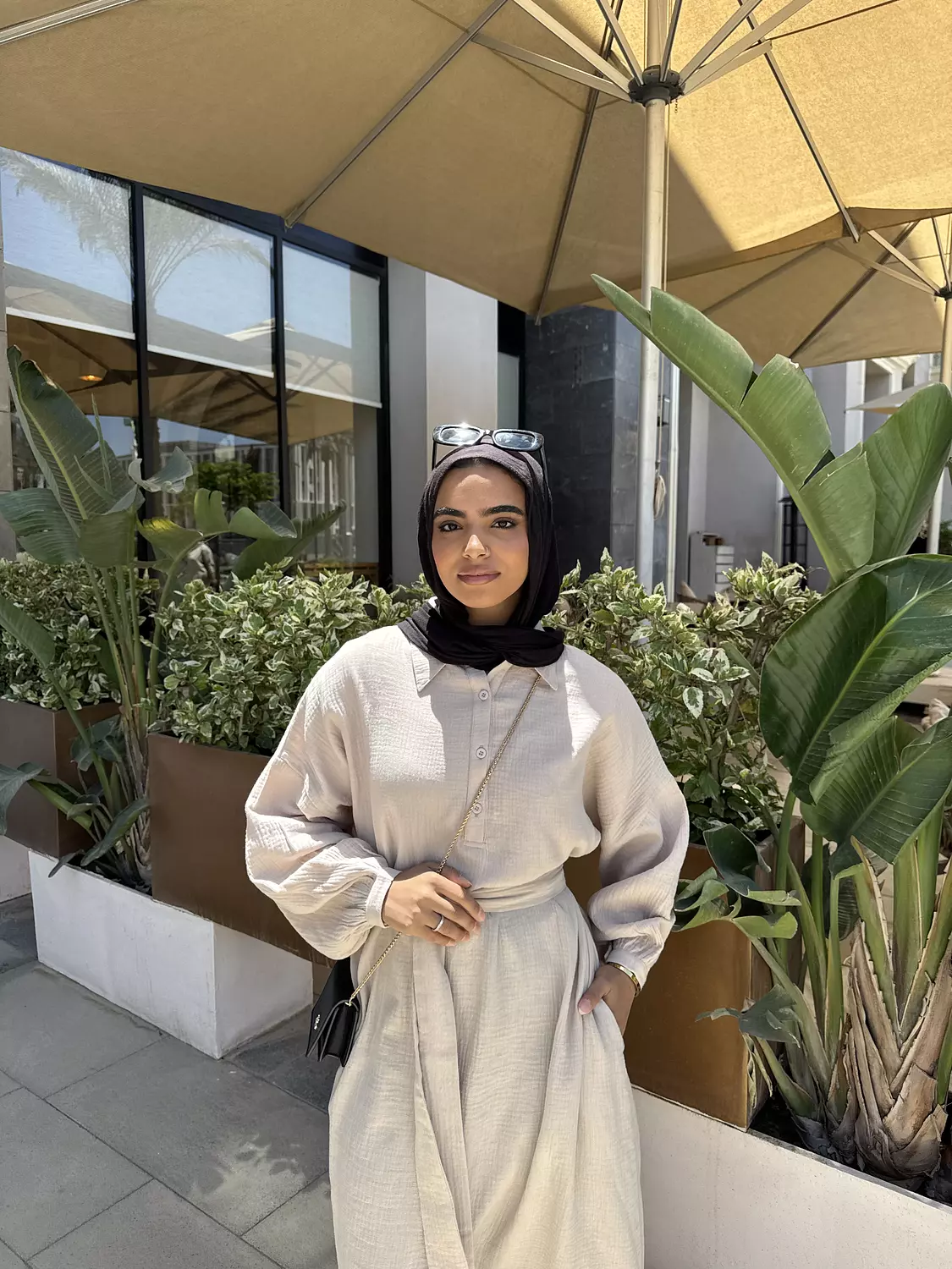 Feels like summer dress in beige 1