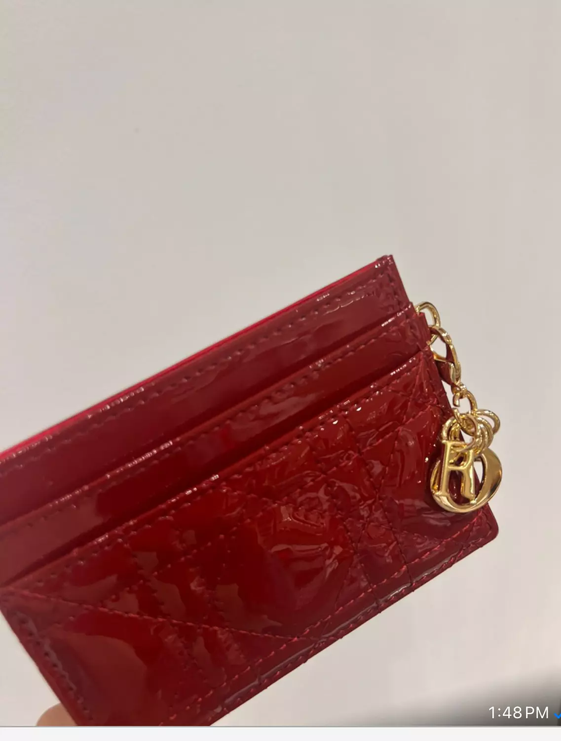 Dior cardholder red image