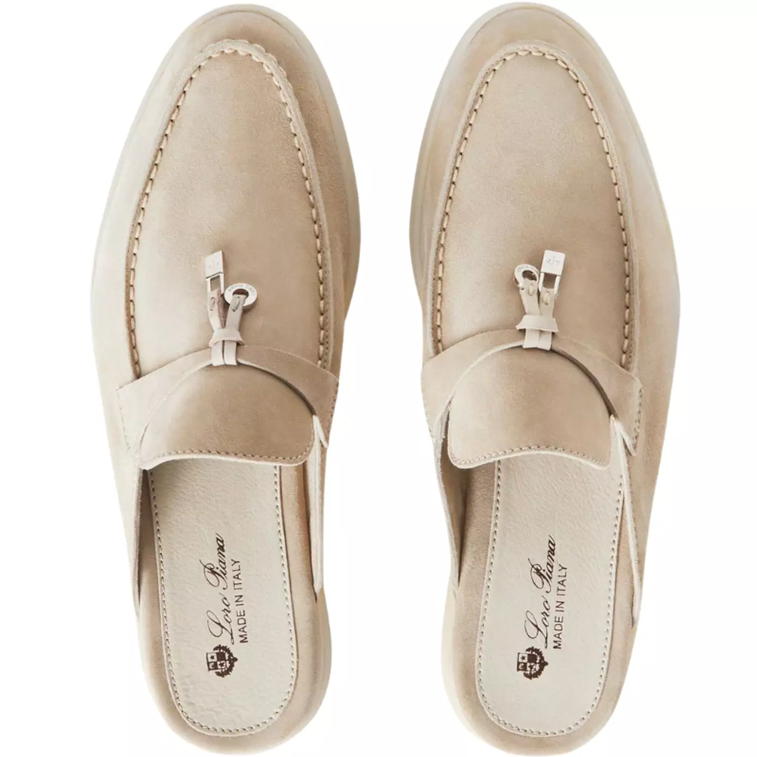 Loro piana Babouche Charms Walk Loafer 'Linen' 3