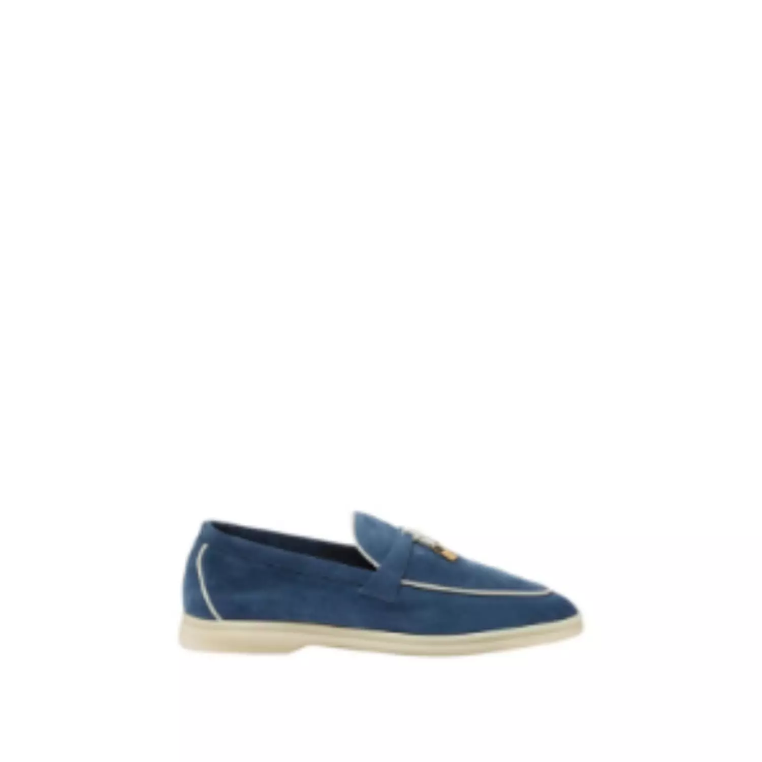 Loro Piana Summer Charms Walk Loafer Suede Ocean Heart hover image