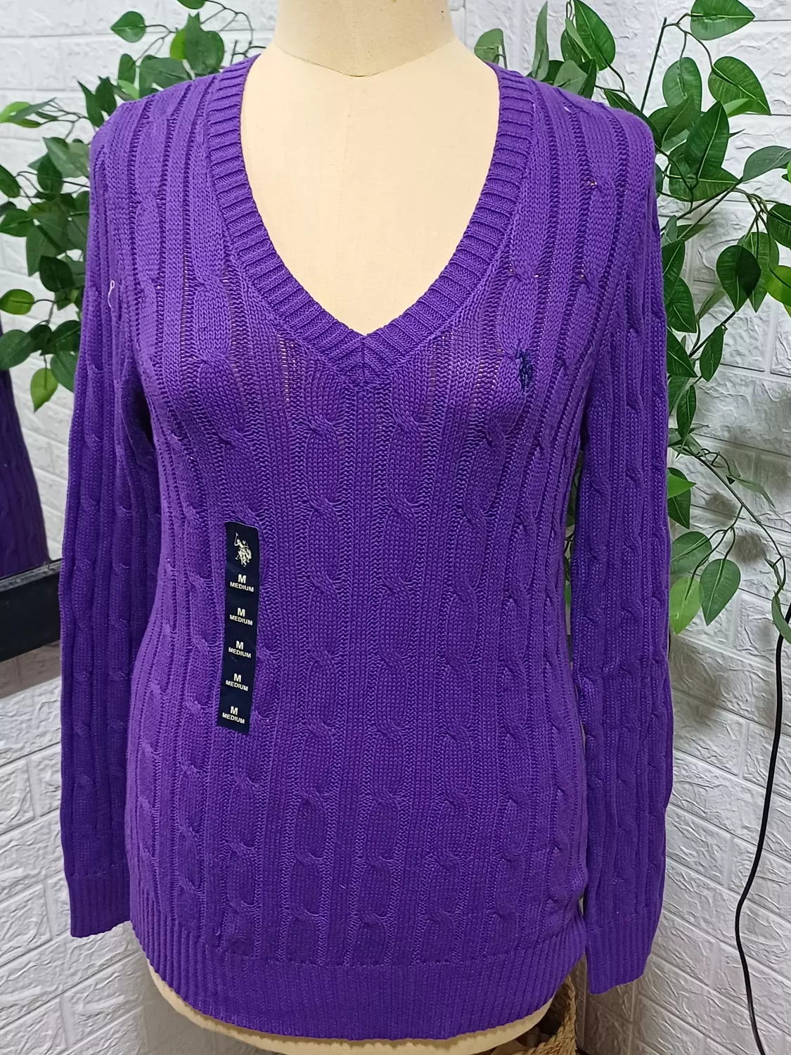 U.S. POLO ASSN   Cable Knit sweater  hover image