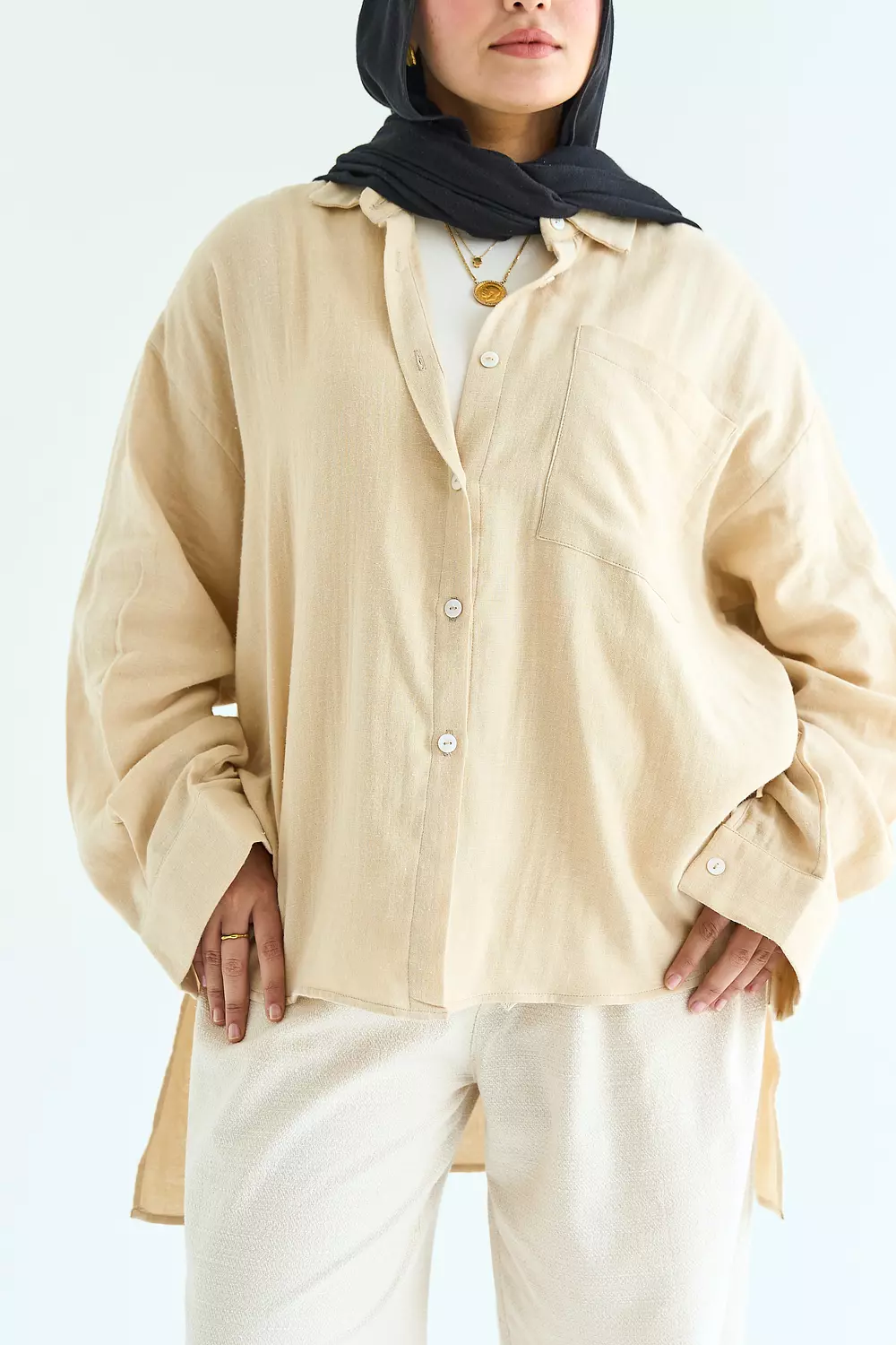 All times shirt in beige 2